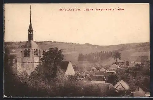 AK Berulles, L`Église, Vue prise de la Craîère
