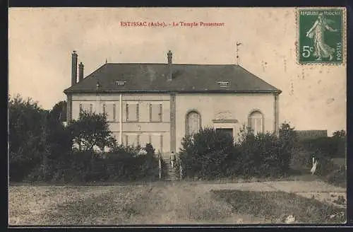 AK Estissac, Le Temple Protestant