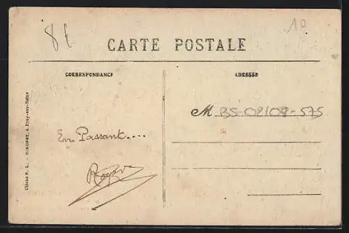 AK Romilly-sur-Seine, Route de Conflans, Le Pont
