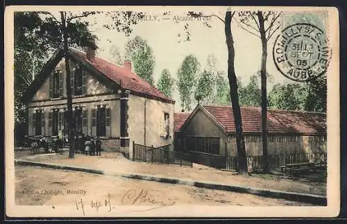 AK Romilly, L`Alcazar d`été entouré d`arbres