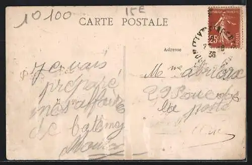 AK Romilly-sur-Seine, La Rivière du Moulin et l`Avenue Raspail