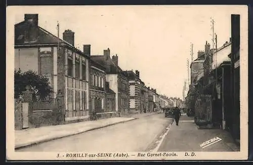 AK Romilly-sur-Seine, Rue Gornet-Boivin
