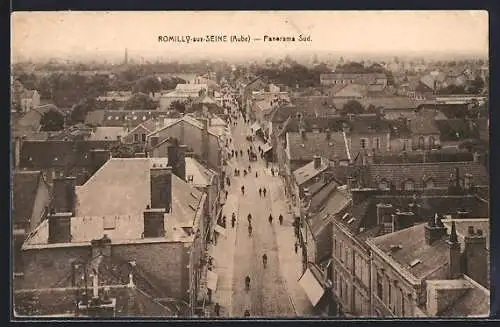 AK Romilly-sur-Seine, Panorama Sud