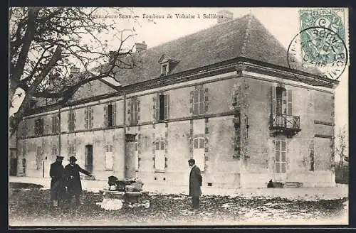 AK Romilly-sur-Seine, Tombeau de Voltaire à Sellières
