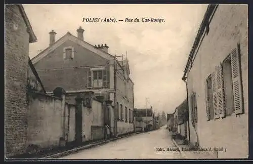 AK Polisy, Rue du Cas-Rouge et maisons anciennes