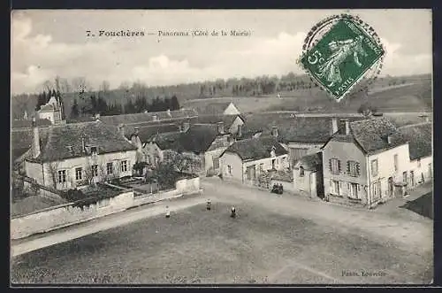 AK Fouchères, Panorama, Côté de la Mairie