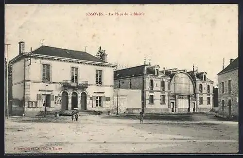 AK Essoyes, La Place de la Mairie
