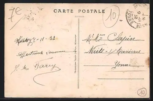 AK Ervy-le-Châtel, Boulevard des fêtes