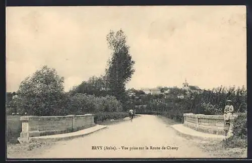AK Ervy, Vue prise sur la Route de Chessy