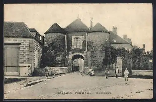 AK Ervy, Porte St-Nicolas, Vue extérieure
