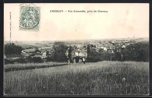 AK Chesley, Vue d`ensemble, prise du Charnoy