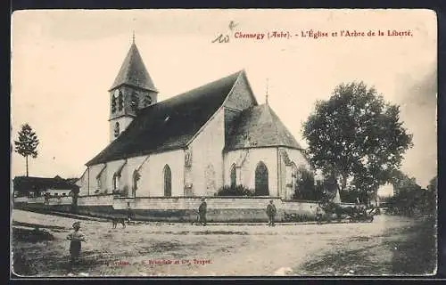 AK Chennegy, L`Église et l`Arbre de la Liberté