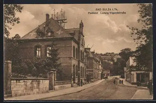 AK Bad Sulza i. Th., Postamt Ludwig Wigandstrasse