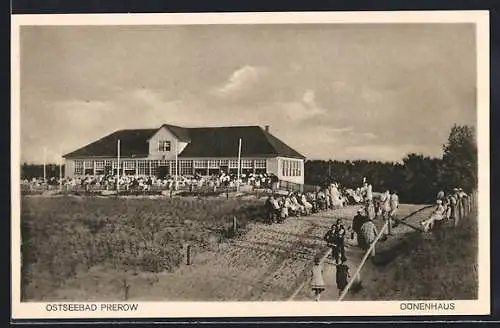 AK Prerow, Ostseebad, Cafe Dünenhaus