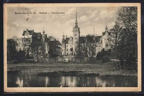 AK Boitzenburg /U.-M., Schloss Vorderseite