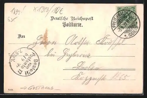 AK Bad Freienwalde a. d. O., Gasthaus Grüne Tanne