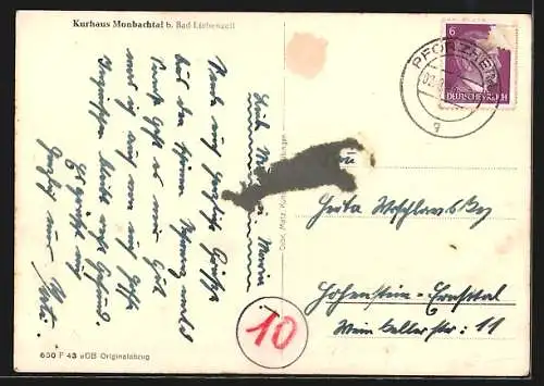 AK Bad Liebenzell, Kurhaus Monbachtal