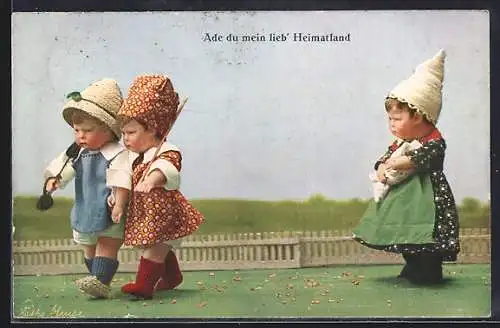 AK Eifersucht unter den Käthe Kruse-Puppen