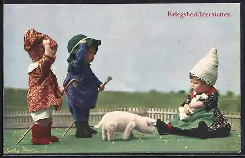 AK Käthe Kruse-Puppe, Kriegsberichterstatter