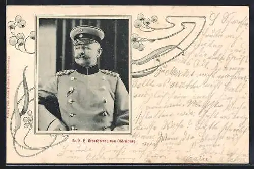 AK Grossherzog von Oldenburg in Uniform