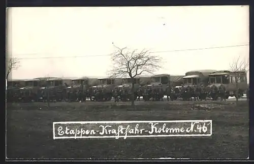 AK Büssing-Lastkraftwagen, Etappen-Kraftfahr-Kolonne Nr. 46