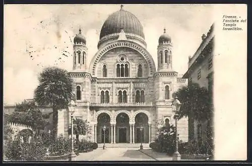 AK Firenze, Synagoge, Facciata del Tempio Israelitico