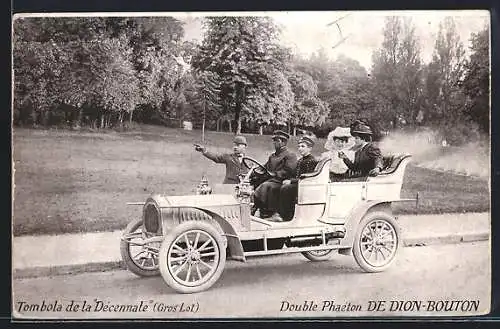 AK Auto De Dion-Bouton, Tombola de la Decennale