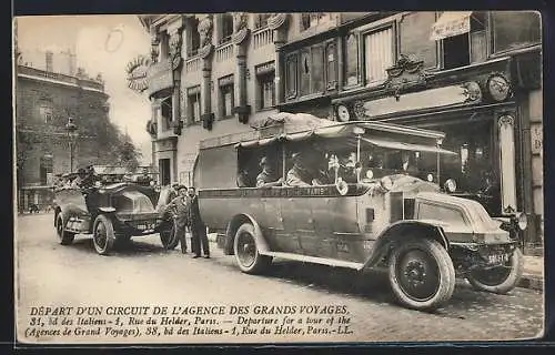 AK Autobus, Depart d`un Circiut de l`Argence des Grands Voyages