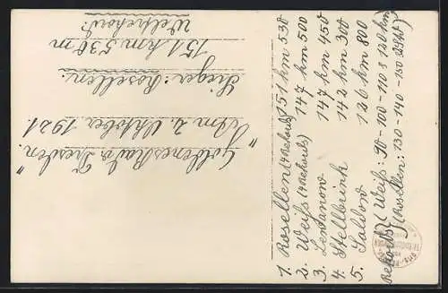 Foto-AK Dresden-Reick, Radrennbahn Liebstädter Strasse, Beginn eines Rennens