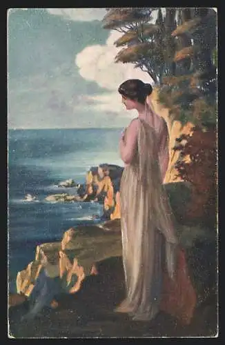 Künstler-AK sign. Pichon: Iphigenie