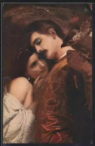 Künstler-AK sign. Zahetti: Im Schutz der Liebe