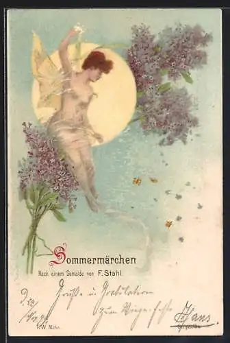 Künstler-AK sign. F. Stahl: Sommermärchen