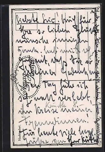 AK Mädchen sitzt auf Schoss der Mutter, Blumenstrauss