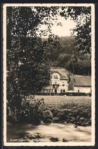 AK Bad Goldmühl, Gasthof zum Schwarzen Ross, Bes. Adam Grampp