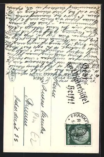 AK Frankfurt a.d. Oder, Portal an der Marienkirche