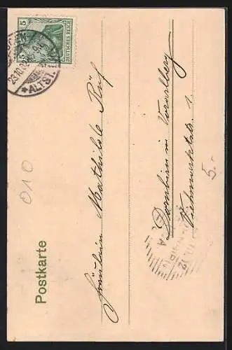 AK Dresden, Centraltheater mit Kutsche