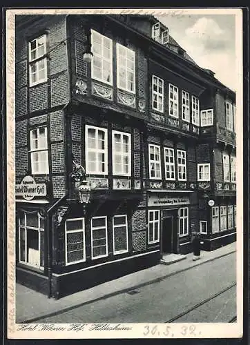 AK Hildesheim, Hotel Wiener Hof, Bes. Fr. Roeder1932
