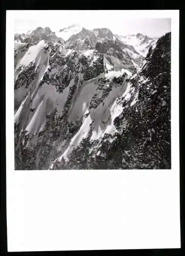 Fotografie Affaires Culturelles, Ansicht La Meije, Bergmassiv in den französischen Alpen