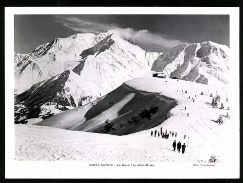 Fotografie Tourisme, Ansicht Chamonix, Haute-Savoie, Le Massif du Mont-Blanc