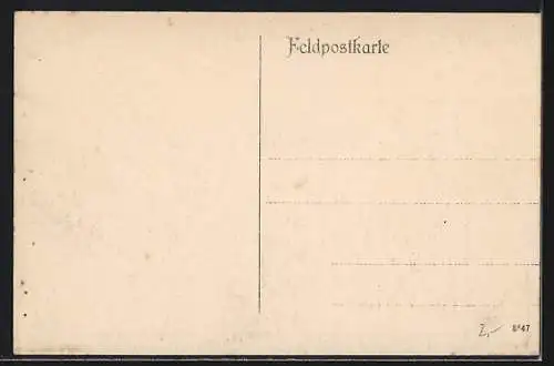 AK Abgeschossenes französisches Flugzeug