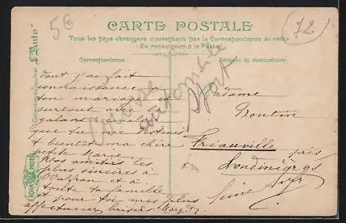 AK Circuit de la Seine-Inferieure, Sortie de Criel, Autorennen