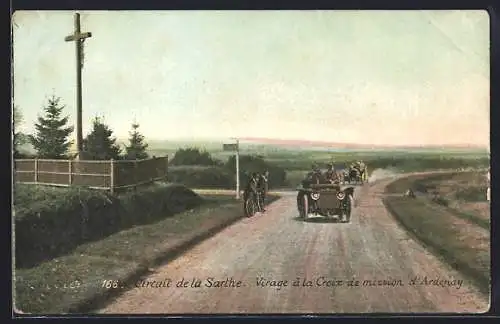AK Ardenay, Circuit de la Sarthe, Virage à la Croix de mission d`Ardenay, Autorennen
