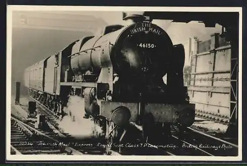 AK The Irish Mail Express, englische Eisenbahn