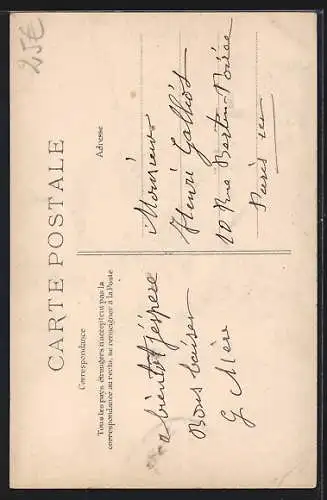 AK Legagneux sur Biplan H. Farman, Flugzeug