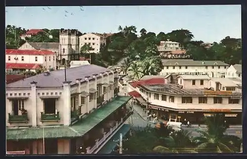 AK Suva /Fiji, Top-Down-View with Triangle Garden