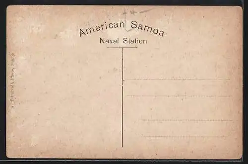 AK Tutuila, Coastal View with Palm Trees