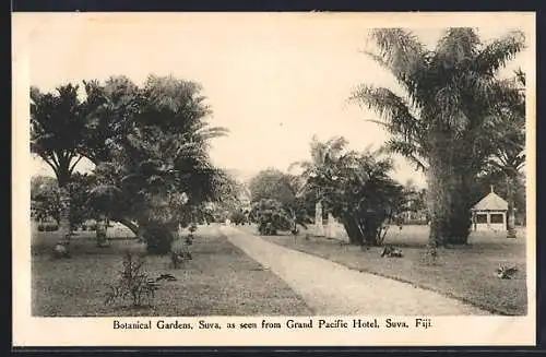AK Suva /Fiji, Botanical Gardens seen from the Grand Pacific Hotel