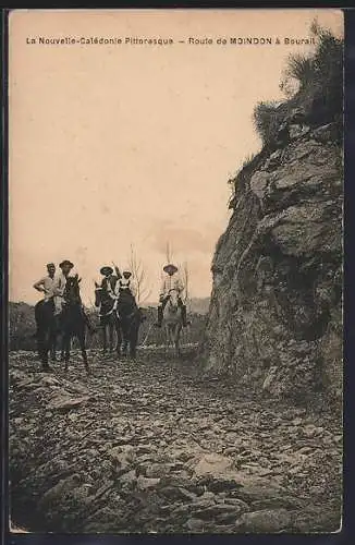 AK Moindon /Nouvelle-Calédonie, Route de Moindon à Bourail