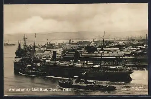 AK Durban Point, Arrival of the Mail Boat