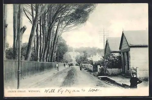 AK Wynberg, Church Street with Posing Boy